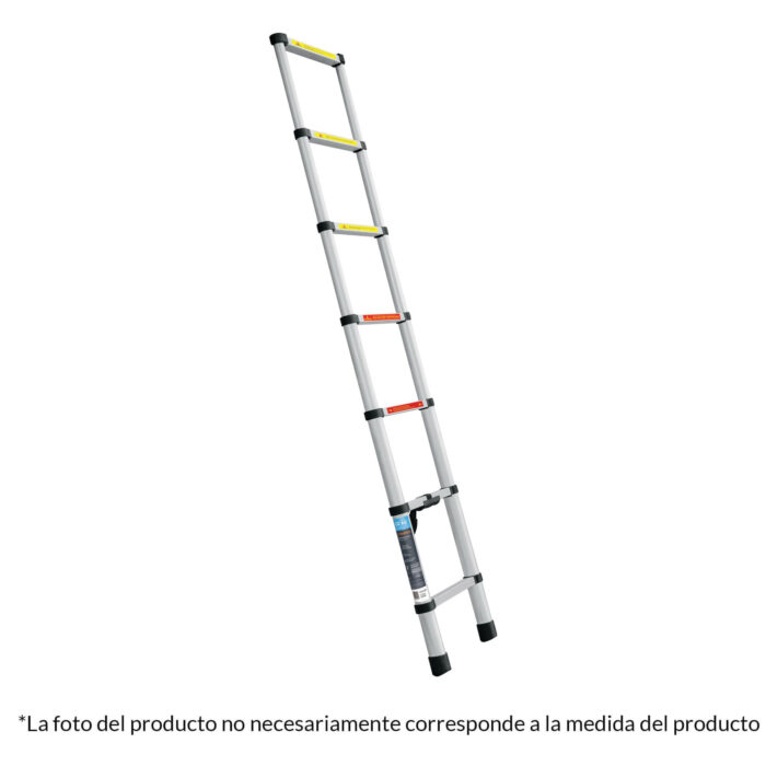 HC153755 - Escalera Telescópica13 Peldaños Tipo Ii Capacidad 102Kg Truper 101904 - TRUPER