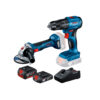 HC165015 - Combo De Taladro Y Mini Esmeriladora Inalámbrico Bosch GSB 185-LI + GWS 180-LI - BOSCH