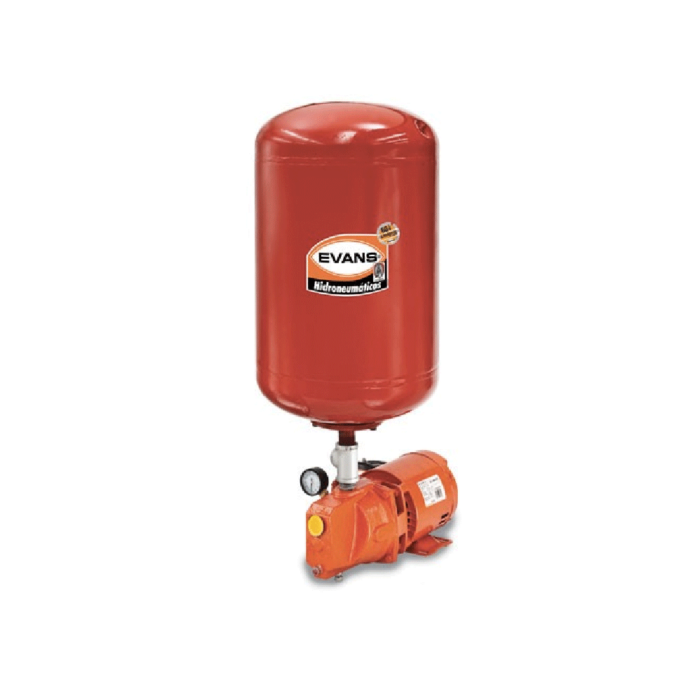 HC85082 - Hidroneumático 1/2 Hp + 50L Evans Eaj050-050Le - EVANS