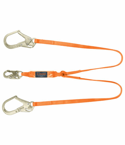 HC98925 - Línea Vida Absorbedor Impacto Doble Brazo Gancho Grandeansi Truper 10509 - TRUPER