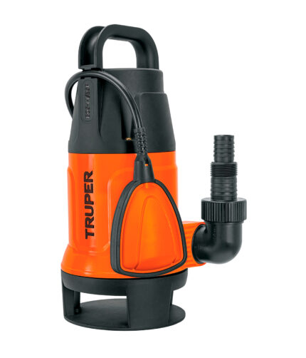 HC61274 - Bomba Sumergible Plastica Para Agua Sucia De 1-1/2 HP Truper 12604 - TRUPER
