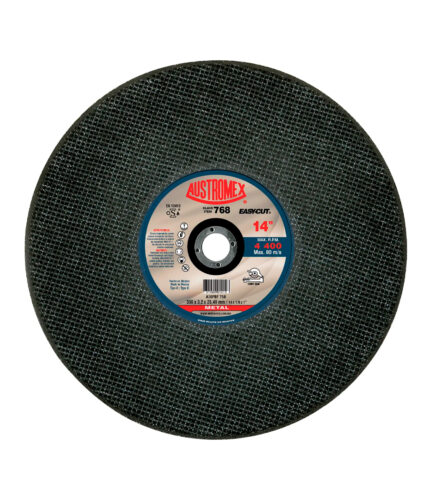 C2004987 - Disco Abrasivo Para Corte De Materiales De Metal Sólido Como Barras Circulares 14X1/8X1 Austromex 768 - AUSTROMEX