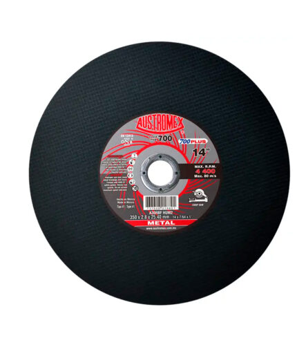 HC122597 - Disco Abrasivo Para Corte De Materiales Huecos 14 x 7/64 x 1 Austromex 700 - AUSTROMEX