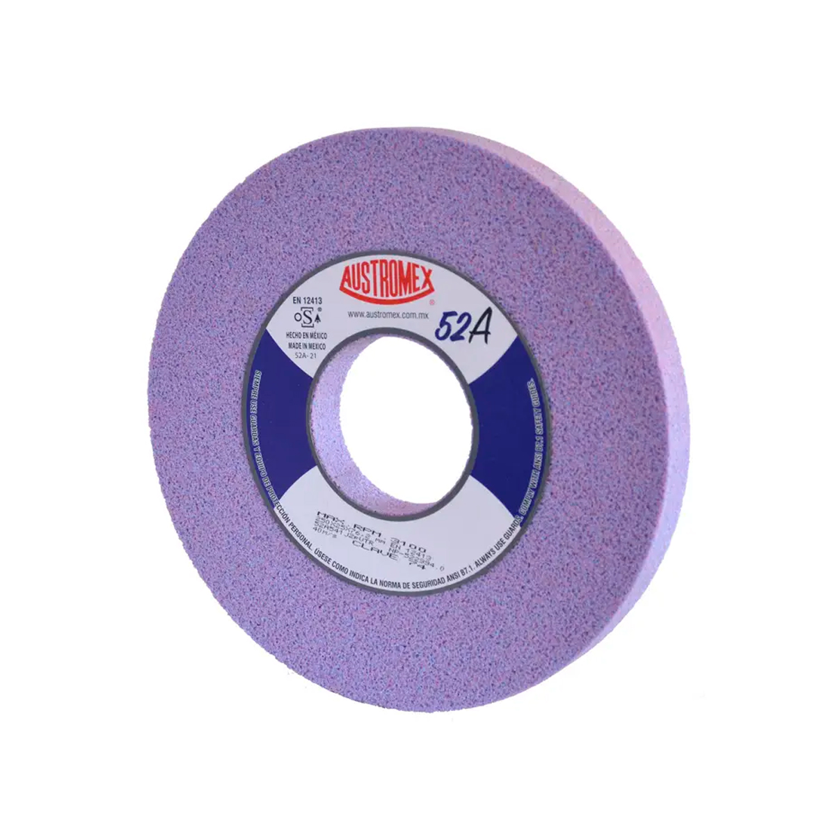 HC132901 - Rueda Abrasiva Para Rectificado De Superficies Planas Y Aceros 10 x 1 x 3 Austromex 74 - AUSTROMEX HC132901 - Rueda Abrasiva Para Rectificado De Superficies Planas Y Aceros 10 x 1 x 3 Austromex 74 - AUSTROMEX