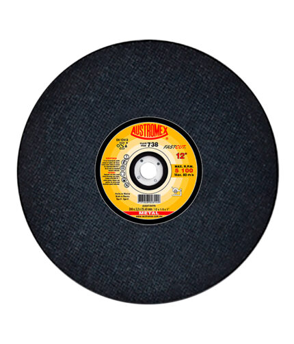 HC14657 - Disco Abrasivo Para Corte De Acero Y Fundición 12X1/8X1 Austromex 738 - AUSTROMEX