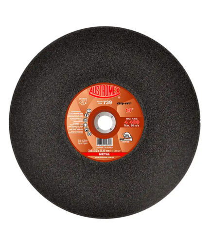 HC19827 - Disco Abrasivo Para Corte De Acero Y Fundición 14X1/8X 1 Austromex 739 - AUSTROMEX