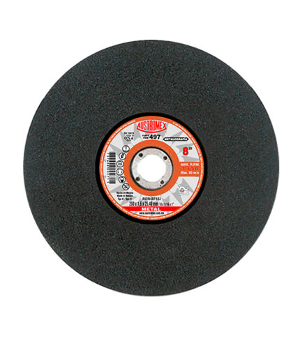 HC66768 - Disco Abrasivo Para Corte De Pruebas Metalográficas 8 x 1/16 x 1 Austromex 497 - AUSTROMEX