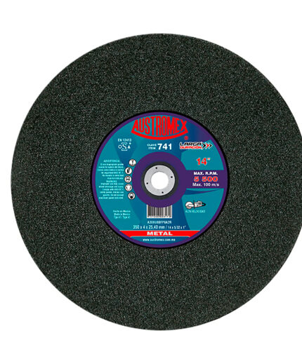 HC66776 - Disco Abrasivo Para Corte De Acero Y Fundición 14X5/32X1 Austromex 741 - AUSTROMEX