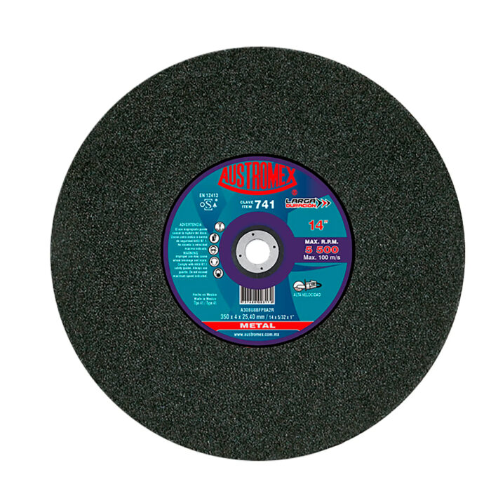 HC66776 - Disco Abrasivo Para Corte De Acero Y Fundición 14X5/32X1 Austromex 741 - AUSTROMEX