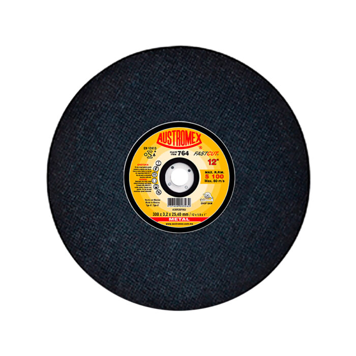 HC77981 - Disco Abrasivo Para Corte De Acero Y Fundición  300 x 3.2 x 25.40 mm Austromex 764 - AUSTROMEX