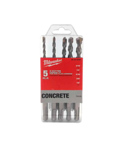 HC163199 - Juego Brocas Para Concreto Sds Plus  5Pz 3/16 Milwaukee 48-20-6290 - MILWAUKEE