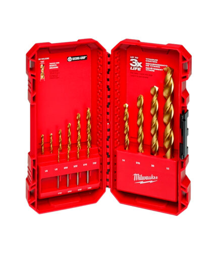 HC71324 - Juego Brocas Av 14Pz Titanio 1/16-1/2 Milwaukee 48-89-0011 - MILWAUKEE