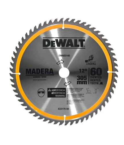 HC00549 - Disco Para Sierra Inglete 60 Dientes 12 Dewalt DWA03140 - DEWALT HC00549 - Disco Para Sierra Inglete 60 Dientes 12 Dewalt DWA03140 - DEWALT
