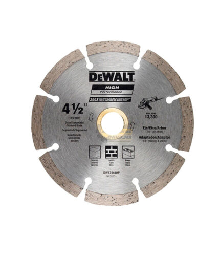 HC03889 - Disco Segmentado 4 1/2 Dewalt DW47452HP - DEWALT