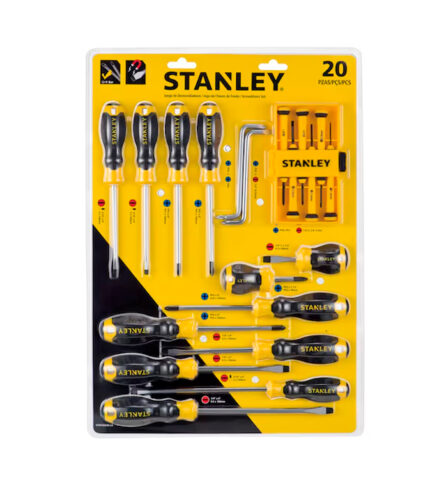 HC154182 - Juego de Desarmadores 20PZ Stanley T60220-LA - STANLEY