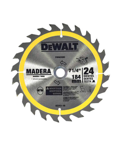 HC61927 - Disco Para Madera de 24 Dientes Para Sierra Circular 7-1/4 Dewalt DWA03080 - DEWALT HC61927 - Disco Para Madera de 24 Dientes Para Sierra Circular 7-1/4 Dewalt DWA03080 - DEWALT