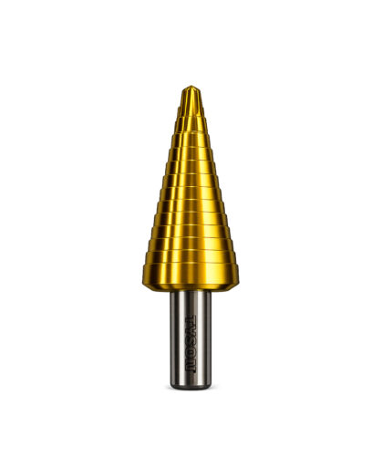 HC172426 - Broca Escalonada 1/8-1/2 Zanco 1/4 Av Rec Tit Tyson TYBE1/8-1/2AVT - TYSON HC172426 - Broca Escalonada 1/8-1/2 Zanco 1/4 Av Rec Tit Tyson TYBE1/8-1/2AVT - TYSON