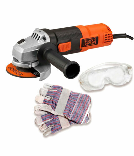 HC173745 - Miniesmeriladora Angular 4-1/2 920W Con Lentes-Guantes B&D G720XK-B3 - BLACK&DECKER HC173745 - Miniesmeriladora Angular 4-1/2 920W Con Lentes-Guantes B&D G720XK-B3 - BLACK&DECKER